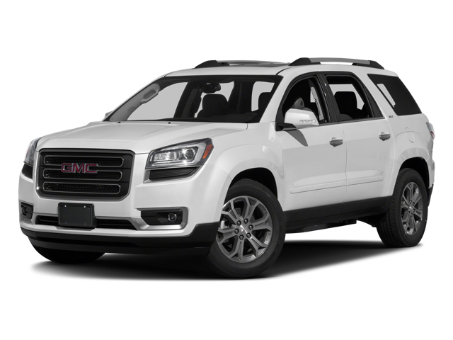 2016 GMC Acadia SLT in Sparkling Silver Metallic — front three-quarter view