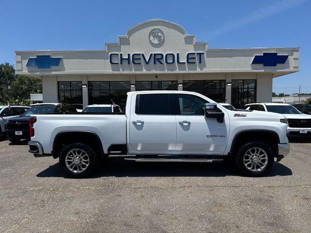 2024 Chevrolet Silverado 2500 HD LTZ in Summit White — front three-quarter view