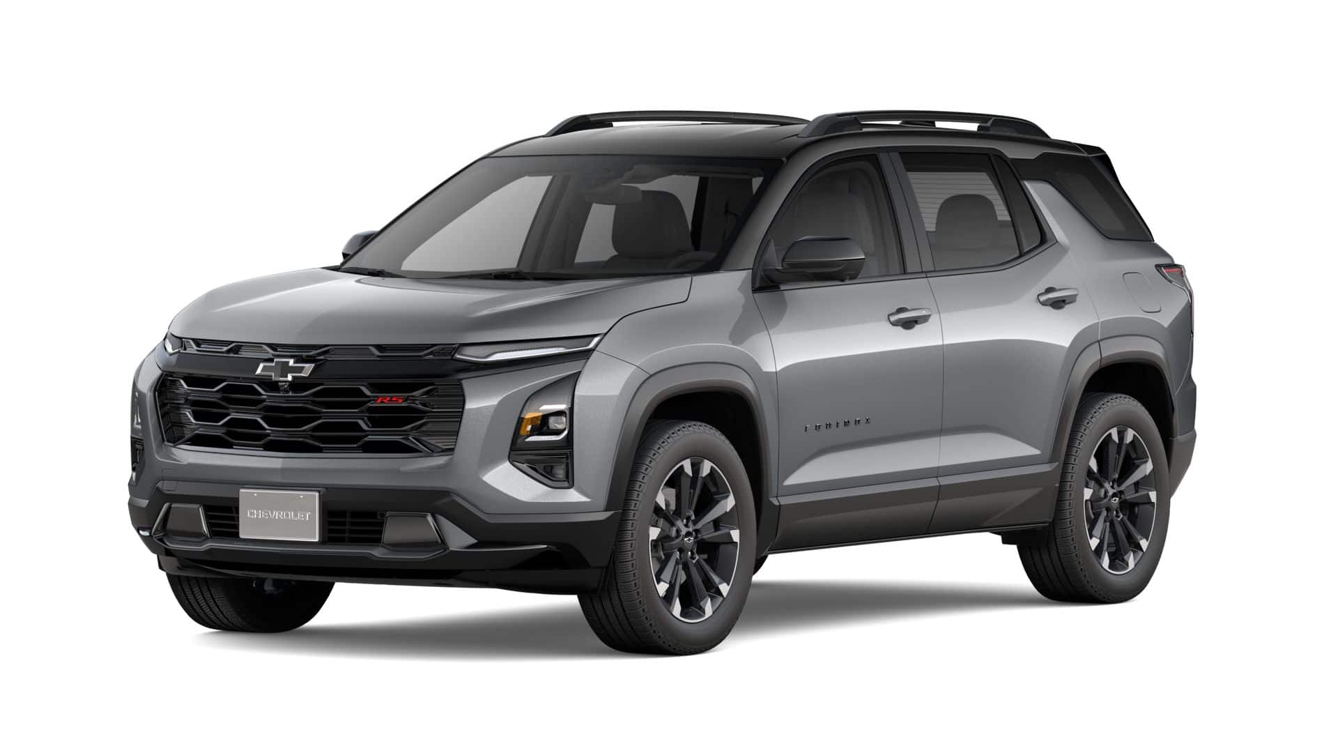 2027 Chevrolet Equinox FWD RS in Sterling Gray Metallic — front three-quarter view