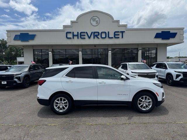 2024 Chevrolet Equinox LT in Summit White — front three-quarter view