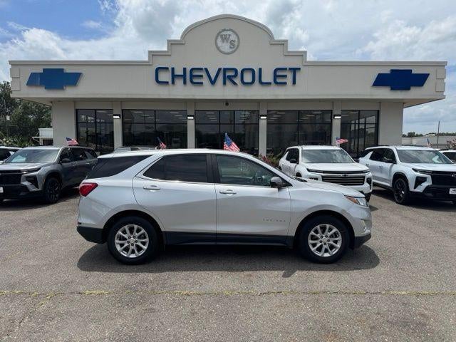 2021 Chevrolet Equinox LT in Silver Ice Metallic — front three-quarter view